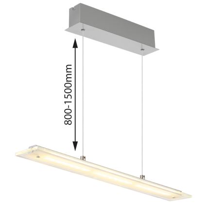 Globo - LED lampa wisząca z dotykowym ściemniaczem na przewodzie LED/12W/230V 3000/4000/6500K