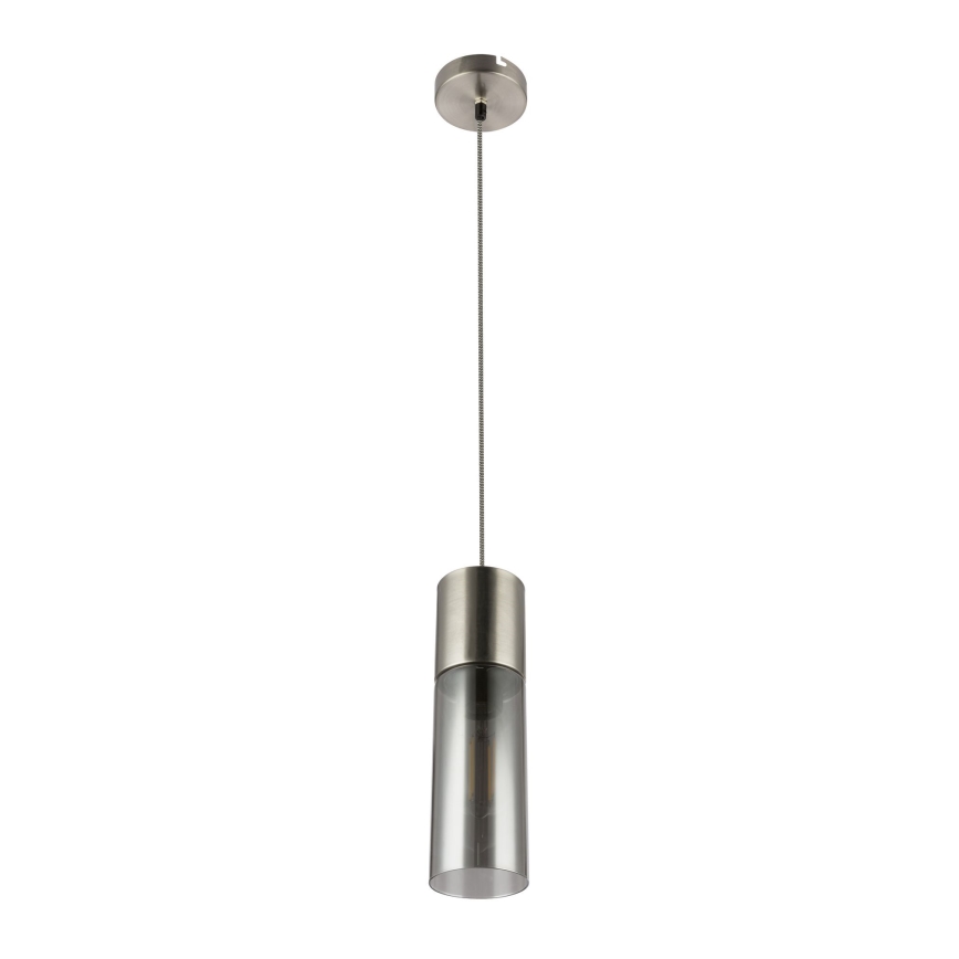 Globo - Żyrandol na lince 1xE27/25W/230V śr. 10,5 cm matowy chrom
