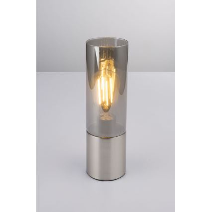 Globo - Lampa stołowa dotykowa 1xE27/25W/230V śr. 9 cm matowy chrom