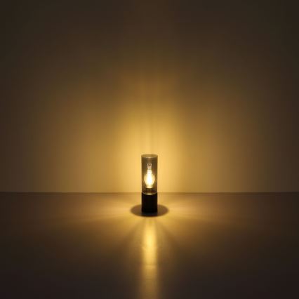 Globo - Dotykowa lampa stołowa 1xE27/25W/230V śr. 9 cm czarna