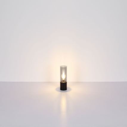 Globo - Lampa stołowa dotykowa 1xE27/25W/230V śr. 9 cm czarna