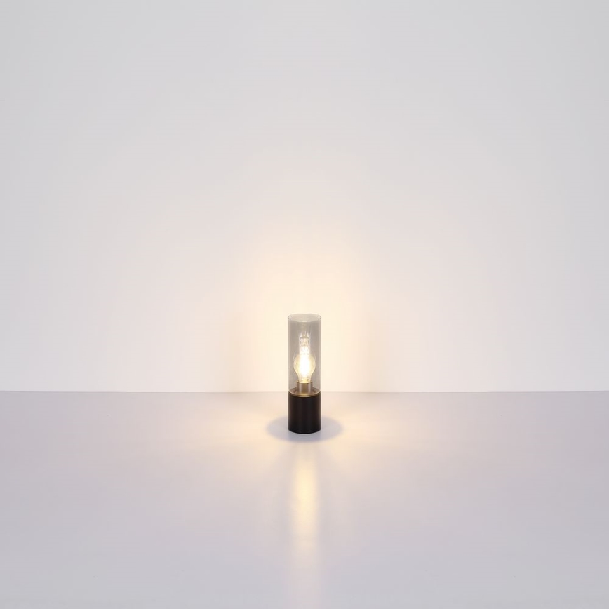 Globo - Lampa stołowa dotykowa 1xE27/25W/230V śr. 9 cm czarna