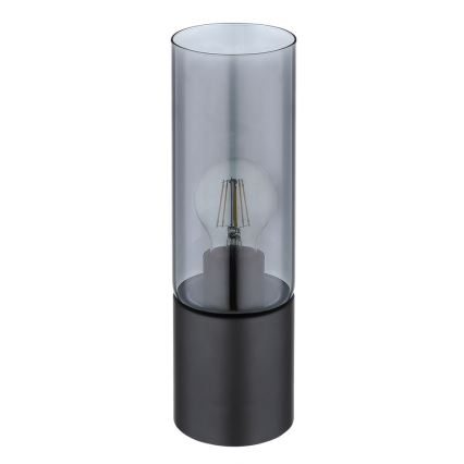 Globo - Lampa stołowa dotykowa 1xE27/25W/230V śr. 9 cm czarna