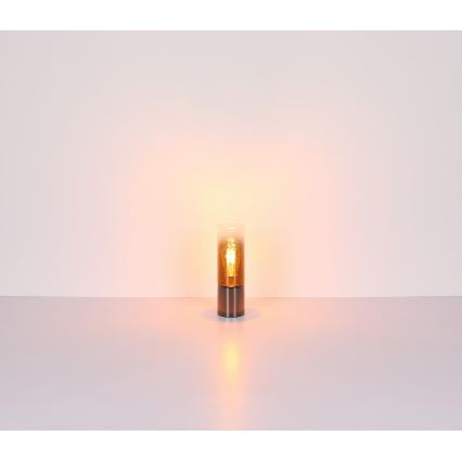 Globo - Dotykowa lampa stołowa 1xE27/25W/230V śr. 9 cm czarna/miedź