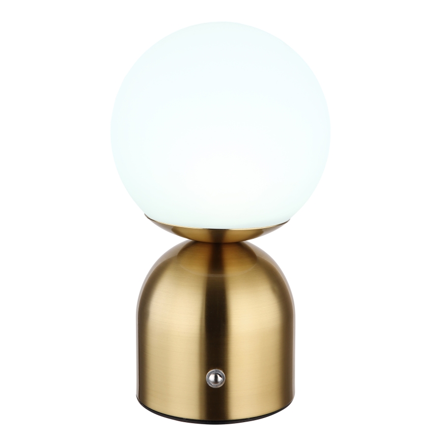 Globo - LED Ściemnialna dotykowa lampa stołowa LED/2,5W/3,7V 2700K/4000K/6500K 1800 mAh USB mosiądz
