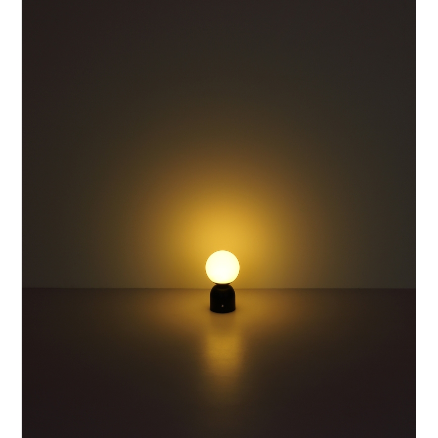 Globo - LED Ściemnialna dotykowa lampa stołowa LED/2,5W/3,7V 2700K/4000K/6500K 1800 mAh USB matowy chrom