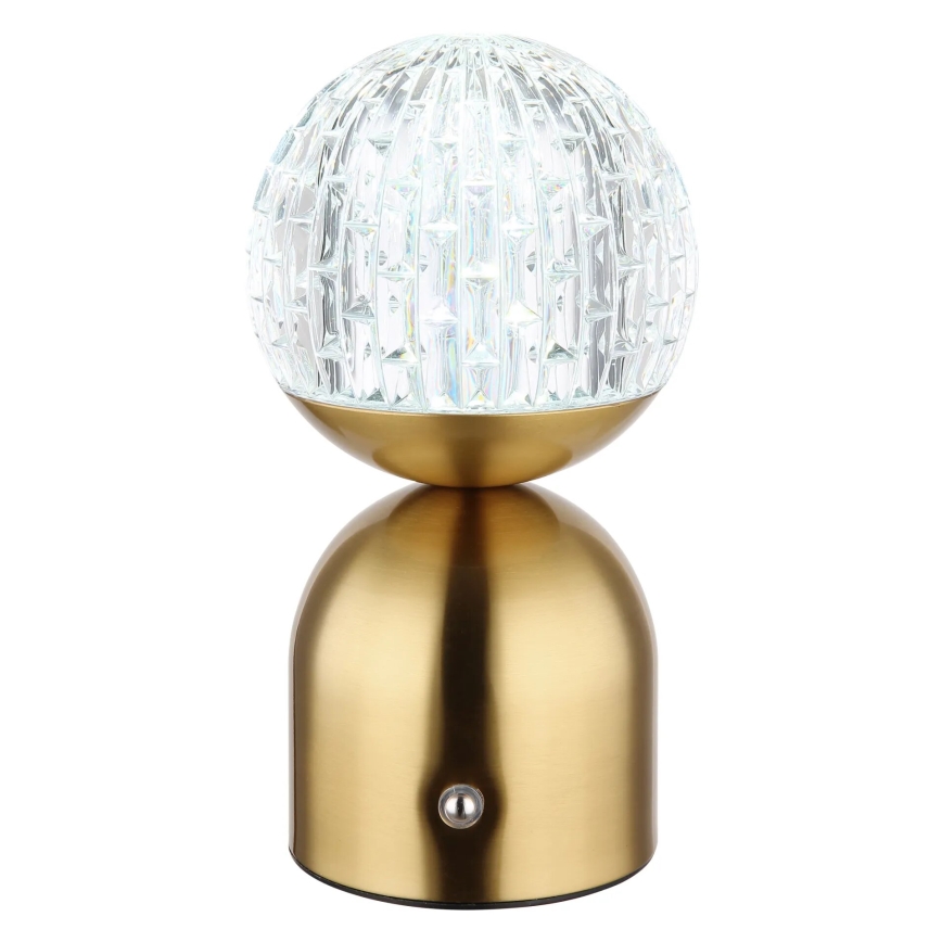 Globo - LED Ściemnialna dotykowa lampa stołowa LED/2,5W/3,7V 2700/4000/6500K 1800 mAh USB mosiądz