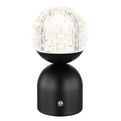 Globo - LED Ściemnialna dotykowa lampa stołowa LED/2W/5V 2700/4000/6500K 1800 mAh czarna