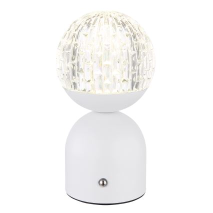 Globo - LED Ściemnialna dotykowa lampa stołowa LED/2W/5V 2700/4000/65000K 1800 mAh biała