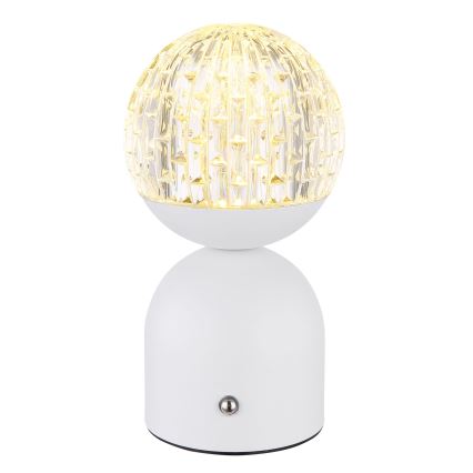 Globo - LED Ściemnialna dotykowa lampa stołowa LED/2W/5V 2700/4000/65000K 1800 mAh biała