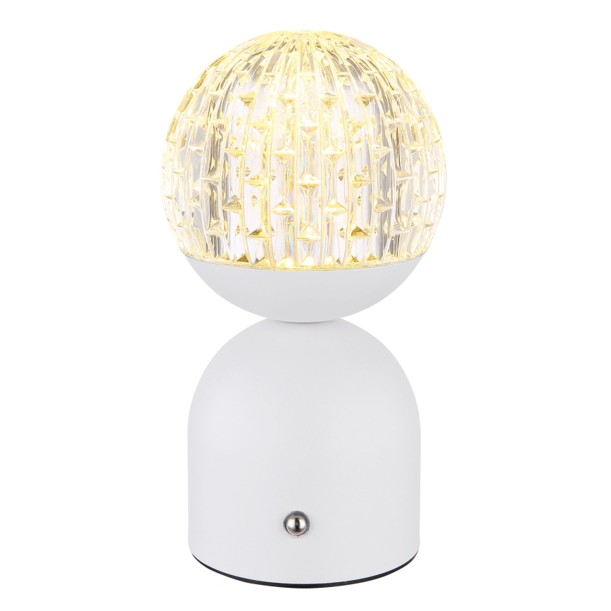 Globo - LED Ściemnialna dotykowa lampa stołowa LED/2W/5V 2700/4000/65000K 1800 mAh biała