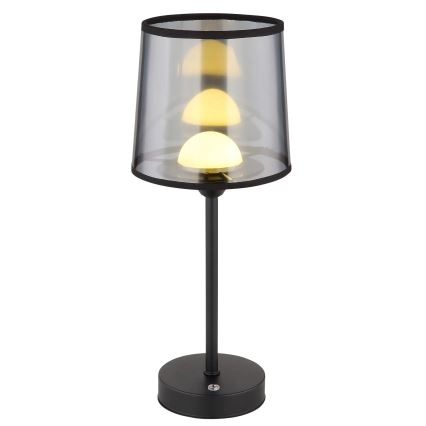Globo - LED Ściemnialna akumulatorowa dotykowa lampka stołowa LED/2,5W/3,7V 2700/4000/6500K 1800 mAh czarna