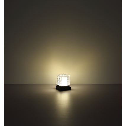 Globo - LED Ściemnialna dotykowa lampa stołowa LED/2,5W/3,7V 2700K/4000K/6500K 1800 mAh USB czarny