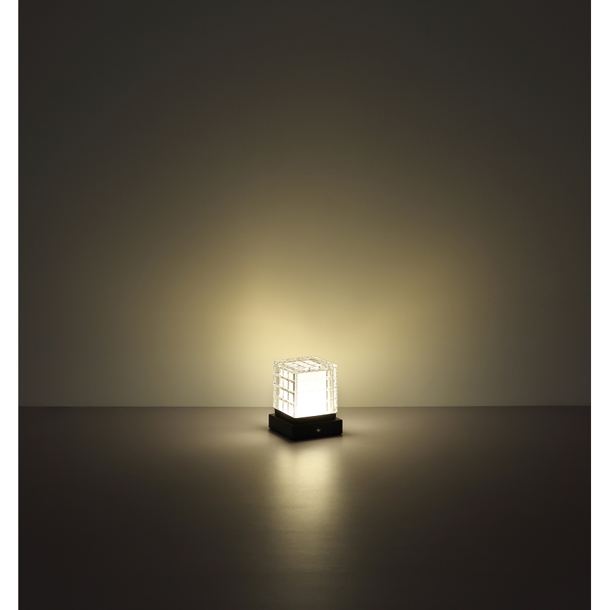 Globo - LED Ściemnialna dotykowa lampa stołowa LED/2,5W/3,7V 2700K/4000K/6500K 1800 mAh USB czarny
