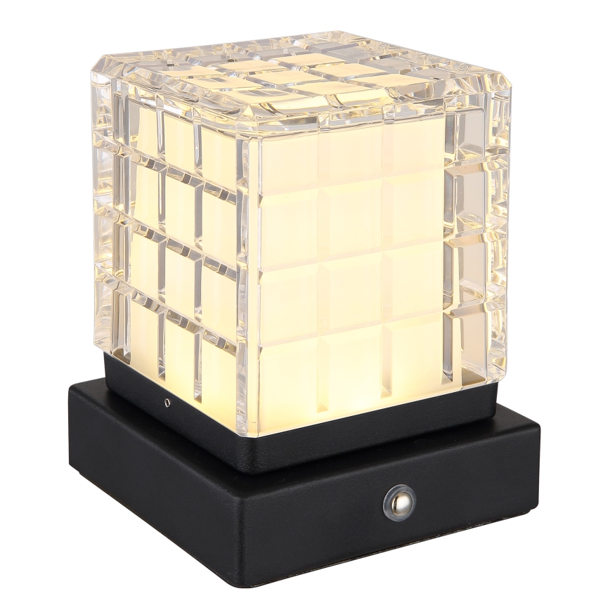Globo - LED Ściemnialna dotykowa lampa stołowa LED/2,5W/3,7V 2700K/4000K/6500K 1800 mAh USB czarny