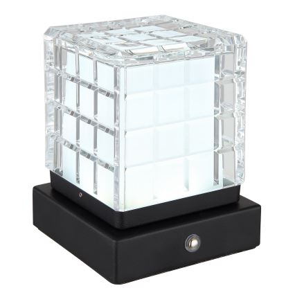 Globo - LED Ściemnialna dotykowa lampa stołowa LED/2,5W/3,7V 2700K/4000K/6500K 1800 mAh USB czarny