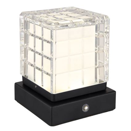 Globo - LED Ściemnialna dotykowa lampa stołowa LED/2,5W/3,7V 2700K/4000K/6500K 1800 mAh USB czarny