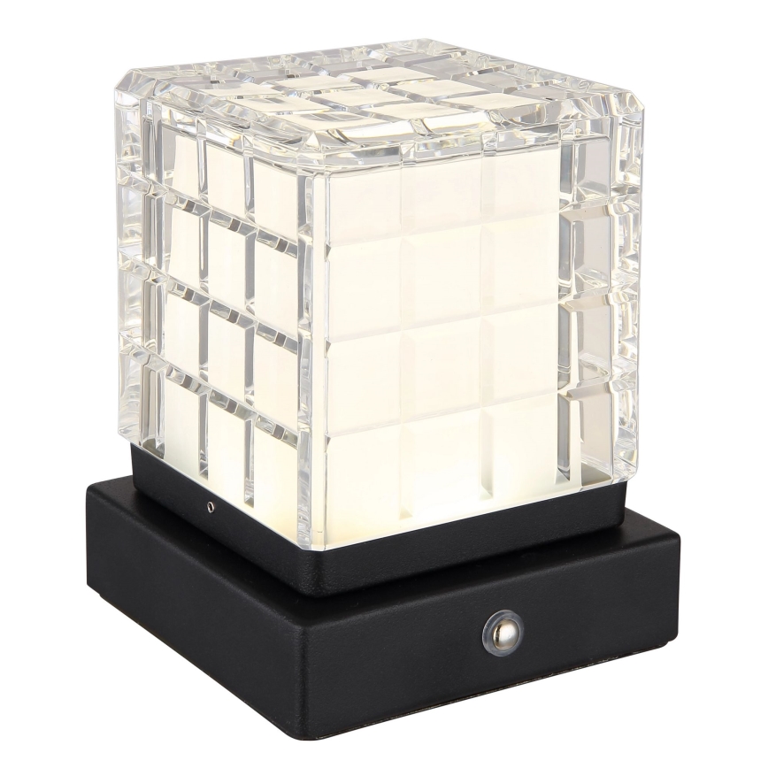 Globo - LED Ściemnialna dotykowa lampa stołowa LED/2,5W/3,7V 2700K/4000K/6500K 1800 mAh USB czarny