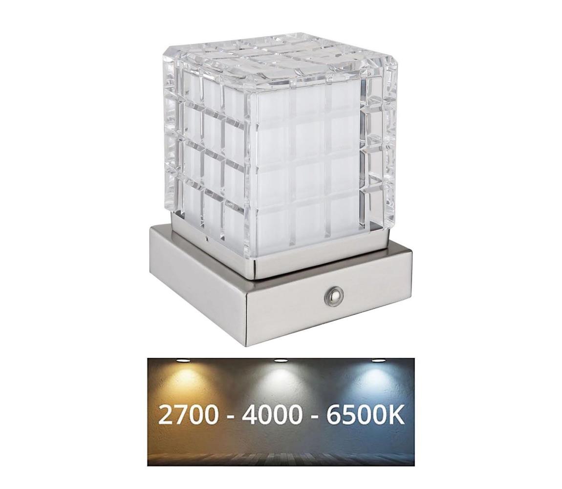 Globo 21009W - LED Lampa stołowa ściemnialna LUNKI LED/2,5W/3,7V