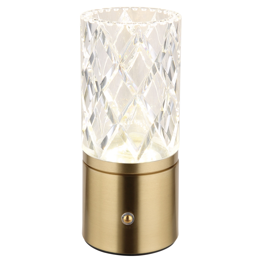 Globo - LED Ściemnialna dotykowa lampa stołowa LED/2,5W/3,7V 2700K/4000K/6500K 1800 mAh USB złoty