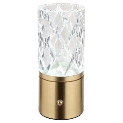 Globo - LED Ściemnialna dotykowa lampa stołowa LED/2,5W/3,7V 2700K/4000K/6500K 1800 mAh USB złoty
