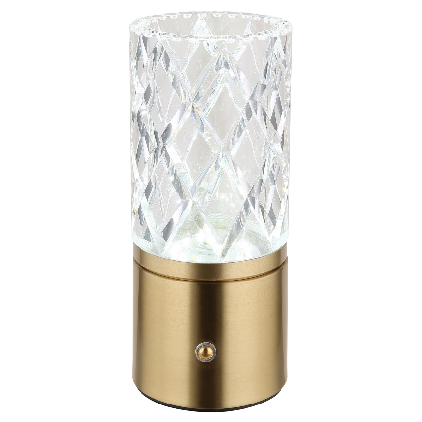 Globo - LED Ściemnialna dotykowa lampa stołowa LED/2,5W/3,7V 2700K/4000K/6500K 1800 mAh USB złoty