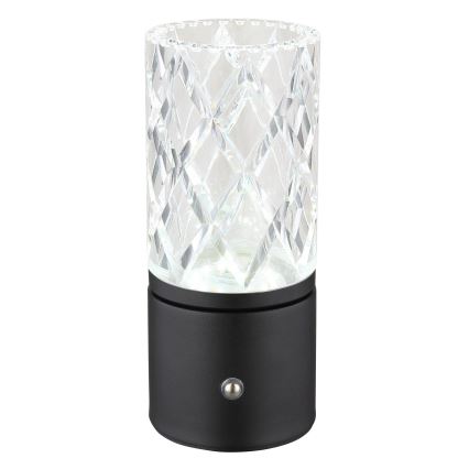 Globo - LED dotykowa lampa stołowa ściemnialna LED/2,5W/3,7V 2700K/4000K/6500K 1800 mAh USB czarna