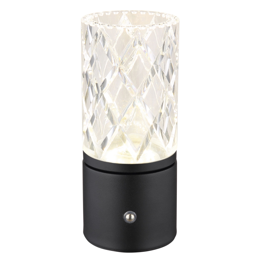 Globo - LED dotykowa lampa stołowa ściemnialna LED/2,5W/3,7V 2700K/4000K/6500K 1800 mAh USB czarna