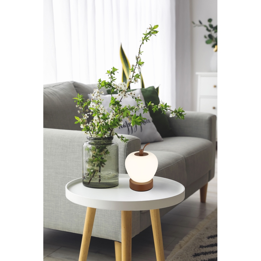 Globo - LED Ściemnialna dotykowa lampa stołowa LED/2W/3,7V 2700K/4000K/6500K 1200 mAh USB brązowy