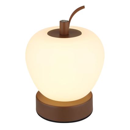 Globo - LED Ściemnialna dotykowa lampa stołowa LED/2W/3,7V 2700K/4000K/6500K 1200 mAh USB brązowy