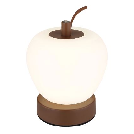Globo - LED Ściemnialna dotykowa lampa stołowa LED/2W/3,7V 2700K/4000K/6500K 1200 mAh USB brązowy