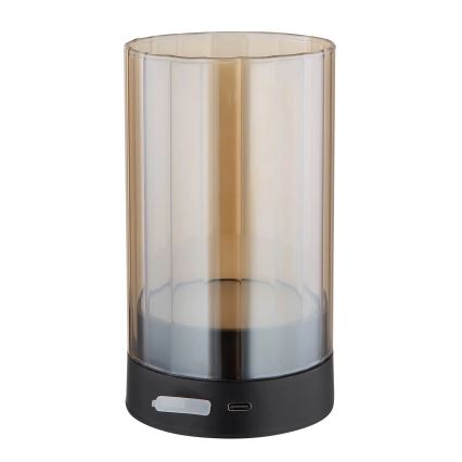 Globo - LED zewnętrzny ściemnialna ładowalny dotykowa Lampa stołowa LED/2W/3,7V 2700/4000/6500K 1200mAh IP44 beżowy