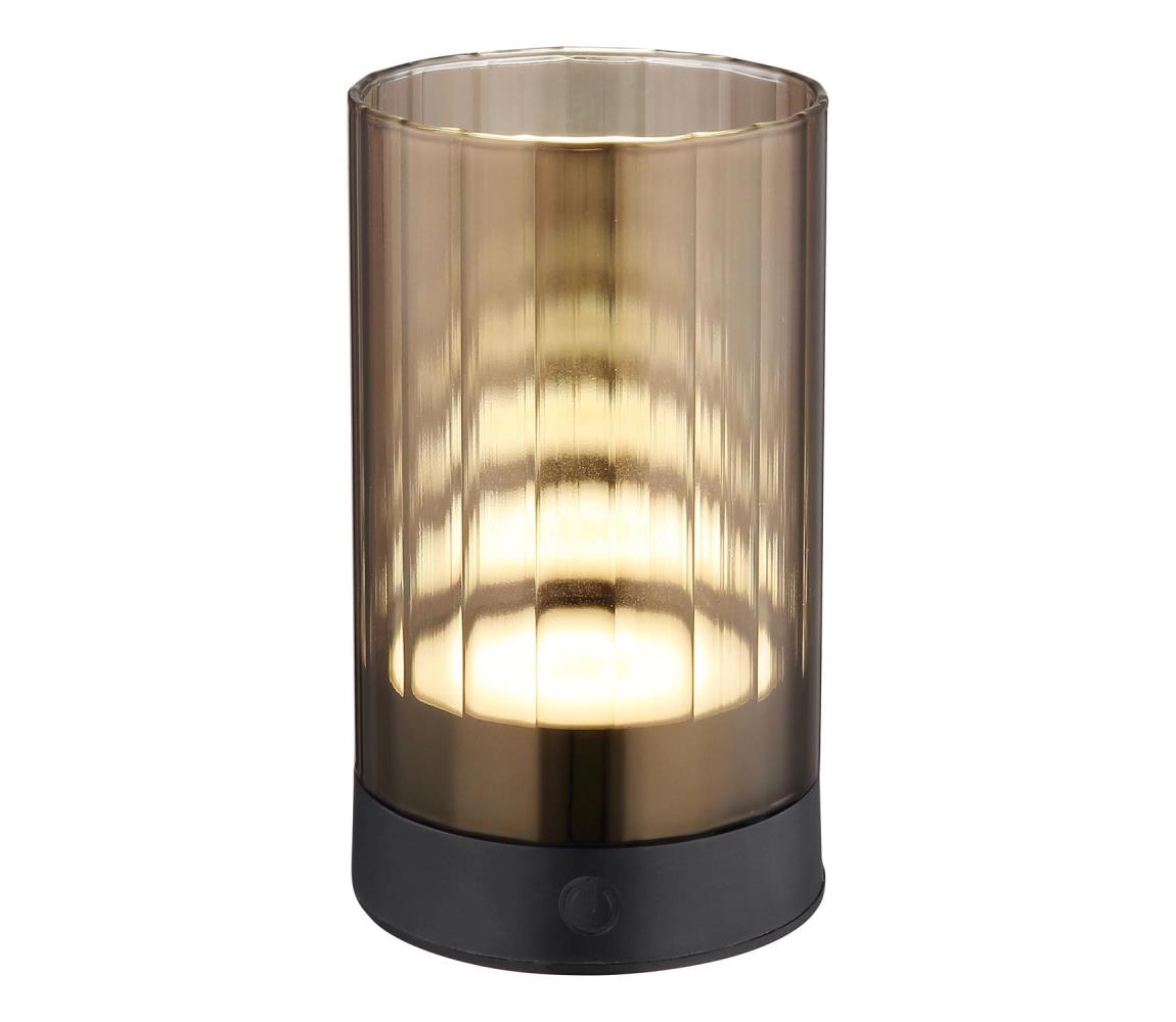 Globo 21012B- LED Zewn. lampa stołowa PIXY LED/2W/3,7V 2700/4000/6500K IP44 brązowy