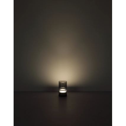Globo - LED zewnętrzna ściemnialna ładowalna dotykowa lampa stołowa LED/2W/3,7V 2700/4000/6500K 1200mAh IP44 szary
