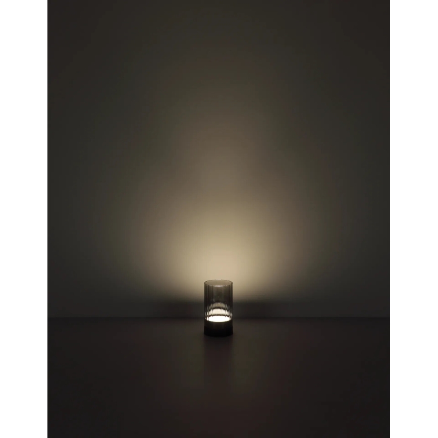 Globo - LED zewnętrzna ściemnialna ładowalna dotykowa lampa stołowa LED/2W/3,7V 2700/4000/6500K 1200mAh IP44 szary