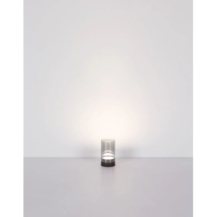 Globo - LED zewnętrzna ściemnialna ładowalna dotykowa lampa stołowa LED/2W/3,7V 2700/4000/6500K 1200mAh IP44 szary