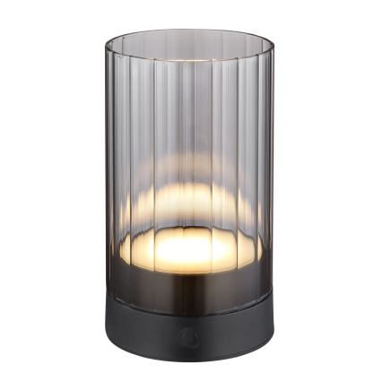 Globo - LED zewnętrzna ściemnialna ładowalna dotykowa lampa stołowa LED/2W/3,7V 2700/4000/6500K 1200mAh IP44 szary