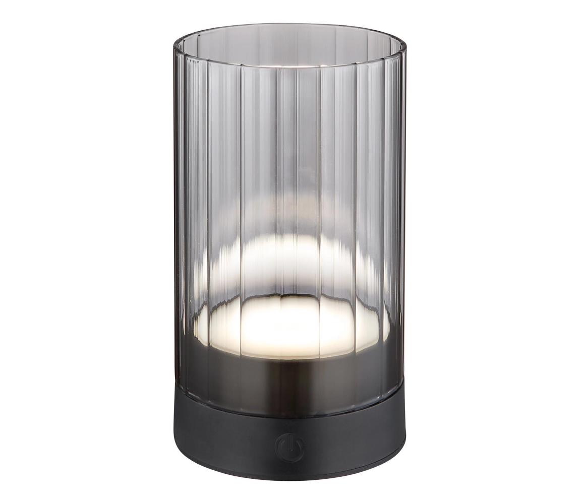 Globo 21012S -LED Zewn. lampa stołowa PIXY LED/2W/3,7V 2700/4000/6500K IP44 szary