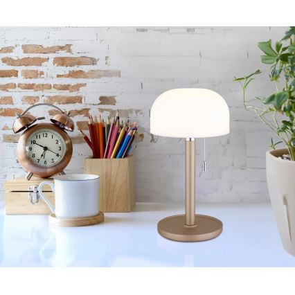 Globo - LED ładowalna lampa stołowa LED/1,5W/3,7V 3000/4200/6000K 1800mAh brązowy