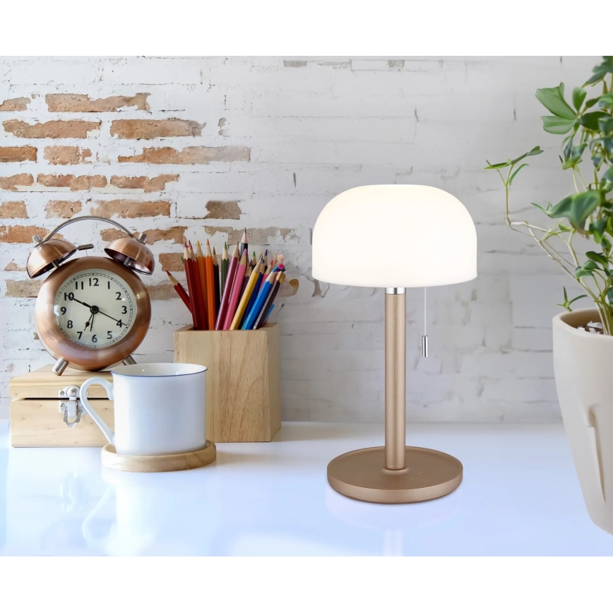 Globo - LED ładowalna lampa stołowa LED/1,5W/3,7V 3000/4200/6000K 1800mAh brązowy
