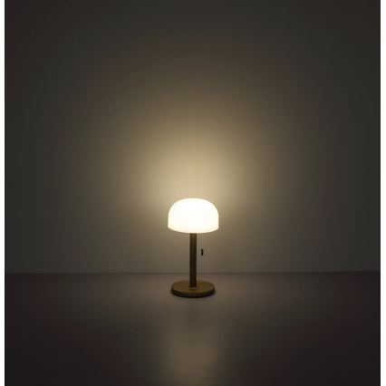 Globo - LED ładowalna lampa stołowa LED/1,5W/3,7V 3000/4200/6000K 1800mAh brązowy