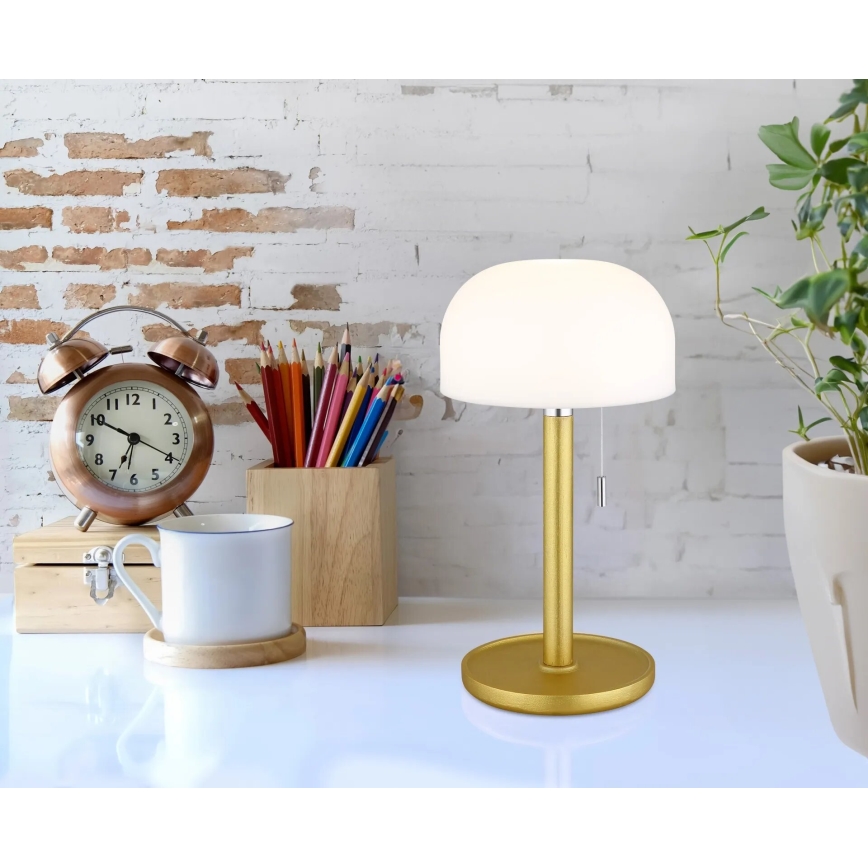 Globo - LED ładowalna lampa stołowa LED/1,5W/3,7V 3000/4200/6000K 1800mAh mosiądz