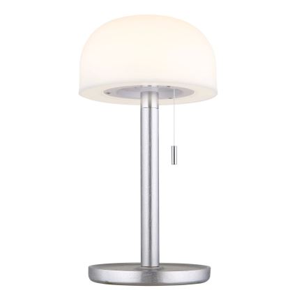 Globo - LED ładowalna lampa stołowa LED/1,5W/3,7V 3000/4200/6000K 1800mAh srebrny