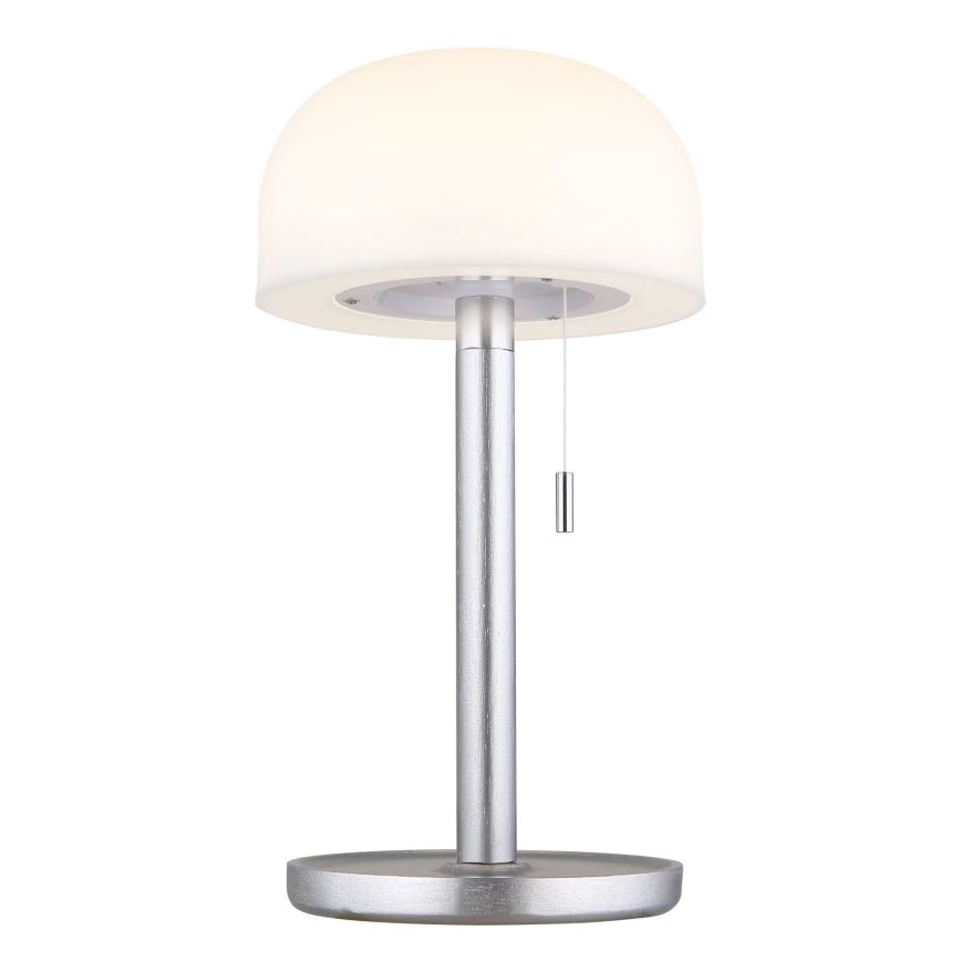Globo - LED ładowalna lampa stołowa LED/1,5W/3,7V 3000/4200/6000K 1800mAh srebrny