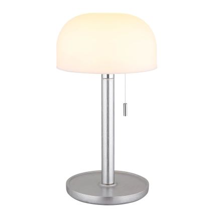 Globo - LED ładowalna lampa stołowa LED/1,5W/3,7V 3000/4200/6000K 1800mAh srebrny