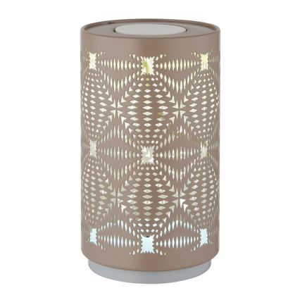 Globo - LED RGB dotykowa lampka biurkowa z ładowaniem LED/1W/5V 500 mAh brązowa