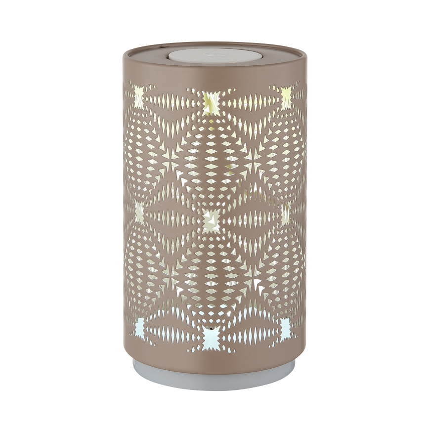 Globo - LED RGB dotykowa lampka biurkowa z ładowaniem LED/1W/5V 500 mAh brązowa