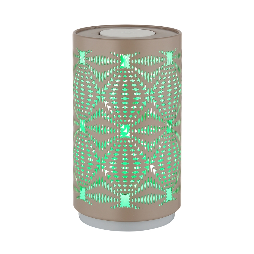 Globo - LED RGB dotykowa lampka biurkowa z ładowaniem LED/1W/5V 500 mAh brązowa