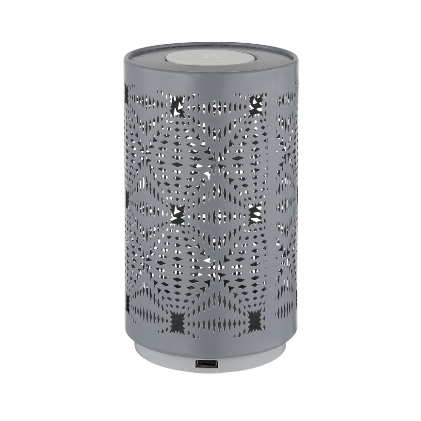 Globo - LED RGB dotykowa ładowalna lampa stołowa LED/1W/5V 500 mAh szara