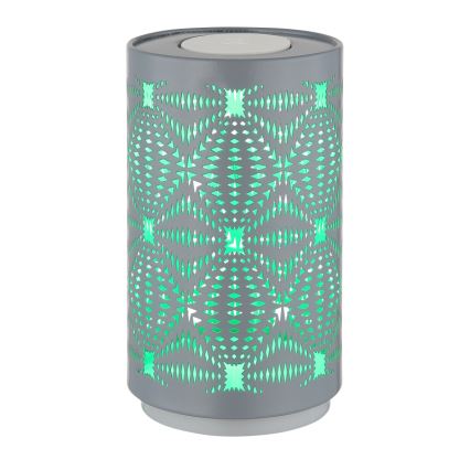 Globo - LED RGB dotykowa ładowalna lampa stołowa LED/1W/5V 500 mAh szara